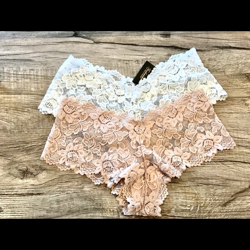 SET of 3 Fredricks Lace Brazilian Cheeky Panties